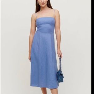 NWT Reformation Linen Christen Dress